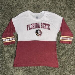 Rivalry Threads Florida State Color Block Tee – Size Large